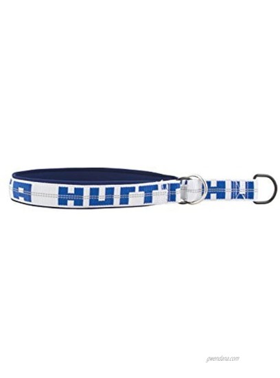 Hurtta Semi-Choker Padded Go Finland Dog Collar Blue White Size 1 for Semi-Choker Dog Go Finland Blue White Size XS