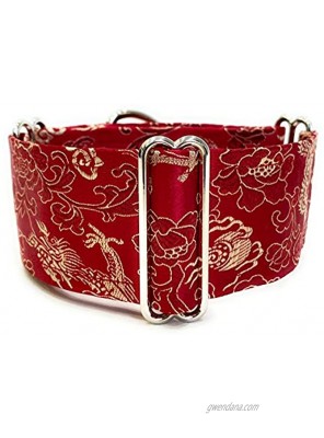 SightHound Gang Extra Soft Martingale Dog Collar for Greyhound Saluki Whippet and Other Breeds with Similar Neck 2 Wide