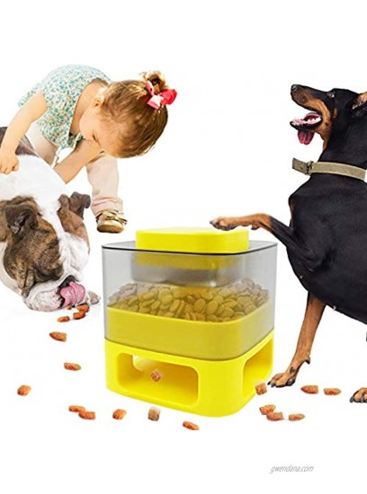 Bertiveny Dog Automatic Feeders Dispenser Interactive Slow Feeder Puzzle for Pet Dog and Cat Food Dispenser for Training Pet Eating Healthy and Feeder Slow