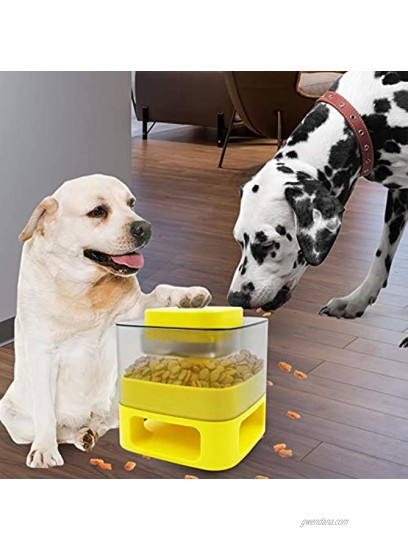Bertiveny Dog Automatic Feeders Dispenser Interactive Slow Feeder Puzzle for Pet Dog and Cat Food Dispenser for Training Pet Eating Healthy and Feeder Slow