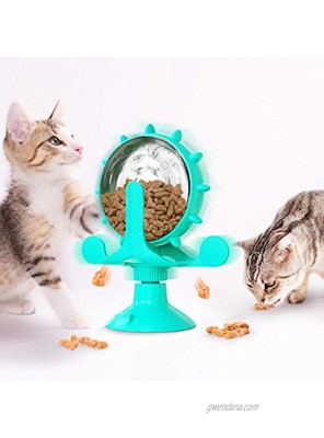 Careucar Interactive Dog Cat Treat Puzzle Toy Windmill Shaped Pets Food Slow Leak Dispenser Stop Overeating Pet IQ Training Toy for Cats & Dogs Promotes Smart Brain Stimulation No More Boredom