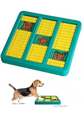 Dog Puzzle Slow Feeder Toy Puppy Treat Dispenser Slow Feeder Bowl Dog Training Games Feeder with Non-Slip Smart Puzzle Interactive Toys Improve IQ Puzzle Bowl for Puppy Dog Pet