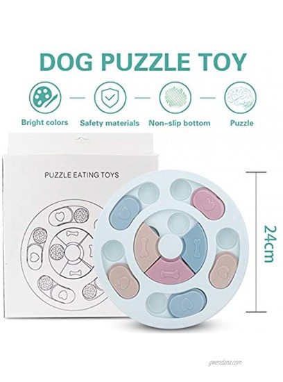 Dog Puzzle Toys Interactive Puzzle Game Feeder Puppy Treat Training Food Slow Dispenser for Pet Prevent Boredom and Upset IQ Training & Mental Enrichment