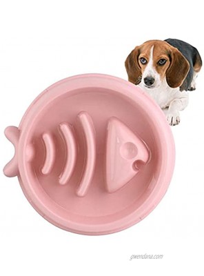 Dog Slow Feeder Bowl for Anti-Gulping Interactive Bloat Stop Dog Bowls with Non Slip Base Cat Dog Dish Slow Feeding Food Bowls for Bulldog Puppy Medium Dogs Pet Diet