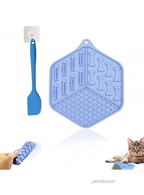 JAKI Dog Lick Mat Lick Mat for Dogs and Cats Licking Mat for Feline Boredom Cat Slow Feeder Pet Food Mat Perfect for Treats Food and Anxiety Reduction