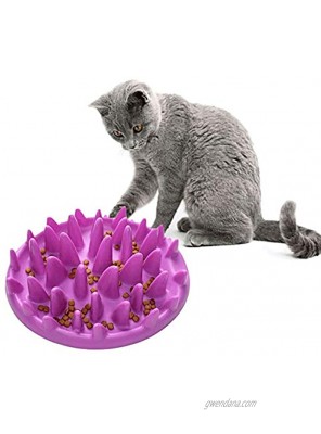 PIVBY Cat Catch Interactive Feeder Slow Feed Bowl Anti-gulping Bloat Stop Pet Bowl for Dog Puppy
