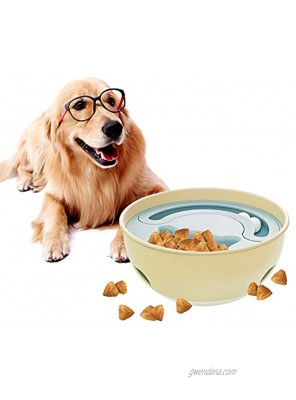 YoTelim 2 in 1 Slow Feeder Dog Bowls Tumbler Leaking Food Bowls Interactive Dog Toys Cat Food Bowls Fun Feeder No Choking IQ Training Ball Toys Puzzle Toys for All Kind of Dog & Cat