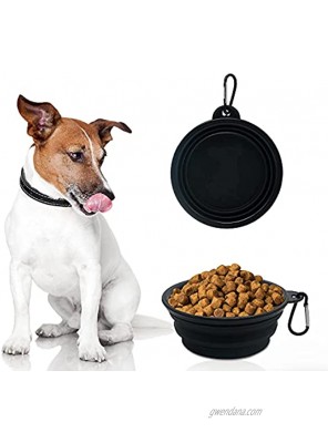 Collapsible Dog Bowl for Travel Peteme Dog Portable Water Bowl for Dogs Cats Pet Foldable Feeding Watering Dish for Traveling Camping Walking with Carabiner