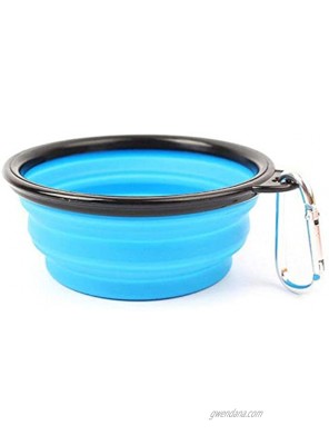 Vabogu Travel Pet Bowl Large-34 oz Light Blue