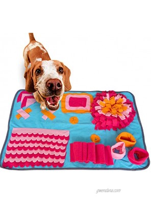 CCM : Snuffle Mat for Dogs Feeding Mat 29½" x 20" Stress Release Slow Eat Easy to Fill Fun to Use Distracting Training Natural Foraging Interactive Feed Game for Boredom.