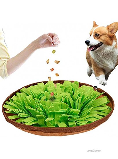 DC DCTOY Dog Feeding Mats Snuffle Mats Dog Training Mats Dog Puzzle Toys Nosework Blanket Pet Snuffle Bowl Cat Snuffle Mat for Cats Dogs,Activity Fun Play Mat for Relieve Stress Restlessness