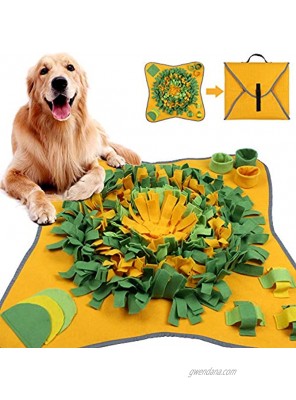 HAPREAL Dog mat Snuffle Mat Pet Dog Feeding Mat Durable Interactive Dog Toys Treat Interactive Puzzle Dispenser Toys