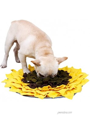 LIVEKEY Sunflower Snuffle Mat Dog Feeding Mat for Relieve Stress Restlessness Foraging Instinct Interactive Puzzle Toys