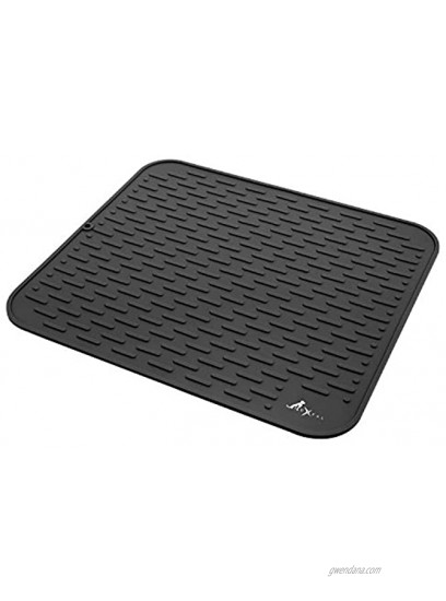 LuxPal Extra Large 23x17 Premium Grade Silicone Dog & Cat Indoor or Outdoor Food Mat for Pets and Animals None Slip Food Tray Placemat for All Floors Washable Food Grade,