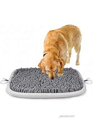 VENGABY 17x21 Snuffle Mat for Dogs Dog Stimulation Brain Busy Entertainment Puzzle Toy Encourages Natural Foraging Skills and Smell Training Dog Snuffle Mat Interactive Feed Game for Boredom.