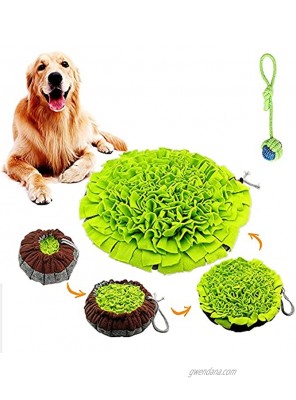 YIRU Pet Snuffle Mat for Dogs,Dog Feeding Mat,Nosework Training Mats for Foraging Instinct Interactive Puzzle Toys,Treat Dispenser Indoor Outdoor Stress Relief