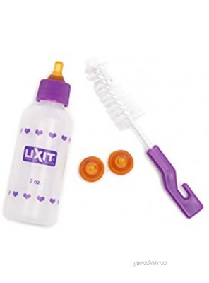 Lixit Nursing Bottle Kits for Puppies Guinea Pigs Ferrets Rabbits Piglets Monkeys Raccoons Squalls and Other Pets.
