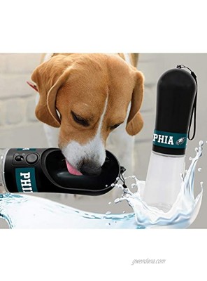 Pets First Dog Water Bottle. NFL Philadelphia Eagles PET Water Bottle. Best Cat Water Bottle. Water Fountain Dispenser for Dogs & Cats Black 13.5oz PHL-3344
