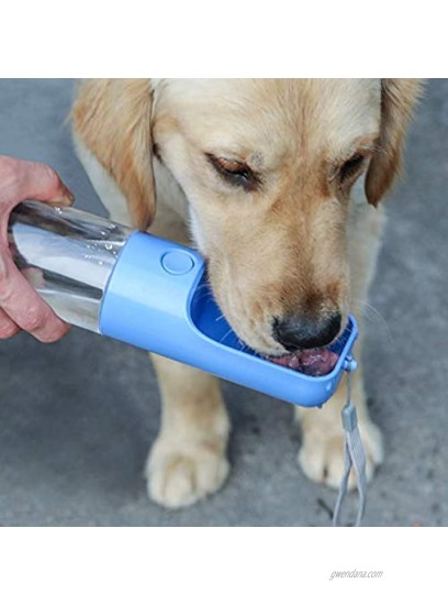 Sofunii Portable Dog Water Bottle Outdoor with 1 Roll Poop Bag