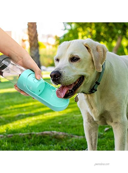 YHG Dog Water Bottle Foldable Leak Proof Pet Drinking Water Dispenser Portable Dog Puppy Travel Water Bowl for Walking Hiking Running and Other Outdoor Activities
