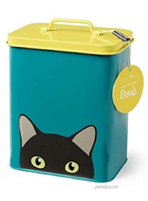 Burgon & Ball Creaturewares GCR CAT Pet Food Storage Tin Doris' Cat