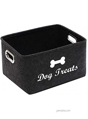 Felt Dog Food Storage Container Dog Bone Storage bin Perfect for organizing Dog Food and Treats for Home décor