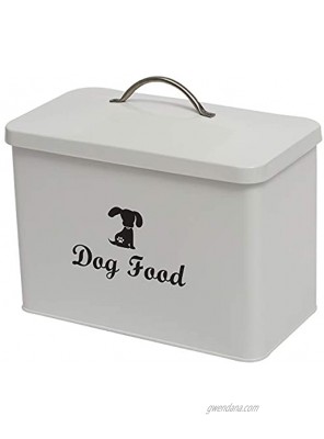 Geyecete Dog Food Dog Container Treat Storage Tin with Lid and Spoon-Countertop Space-Saving Dog Treat jar pet Food Container