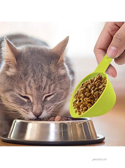Lainrrew Pet Food Scoop Plastic Measuring Cup Set Utility Kitchen Scoops for Dog Cat Food