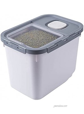 Pet Food Storage Container with Wheel and Measuring Cup 22lb Airtight Plastic Pet Food Bin for Dog Food Cat Food Bird Seed or Fish Food