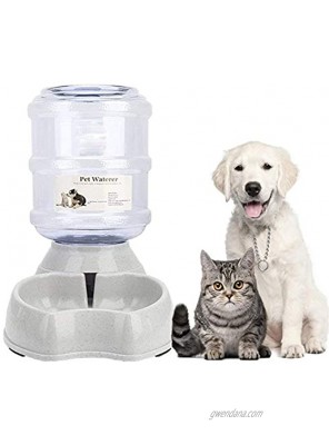 Automatic Pet Waterer,Pet Water Dispenser,Replenish Pet Waterer,Pet Water Dispenser Station,Automatic Gravity Water Drinking Fountain Bottle Bowl Dish Stand 1 Gal3.8L by Meleg Otthon