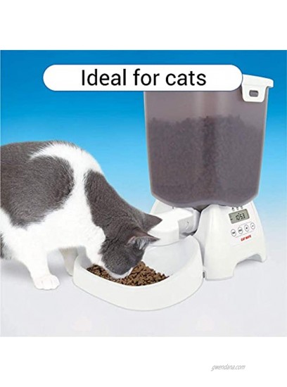 Cat Mate C3000 Automatic Dry Food 3-Meal Feeder BPA Free for Cats & Small Dogs