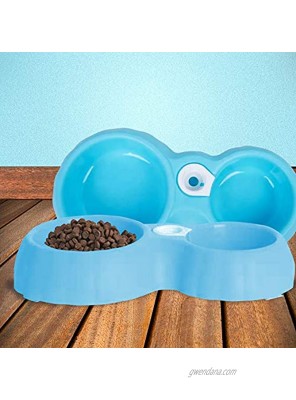 Pet Fangfang Double Automatic Dog and Cat Bowl with Water Dispenser Dog and Cat Bowl Feeder Whisker Friendly and Relief Dishwasher Safe Design for All Types of Dogs