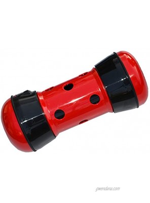 PIPOLINO-L red and Black Mobile and Adjustable Dry Food Dispenser