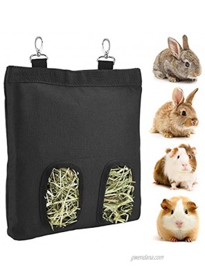 Rabbit Hay Feeder Bag Guinea Pig Hay Feeder Bag Use for Guinea Pig Rabbit Small Animals and Chinchilla Hamsters Hay Storage