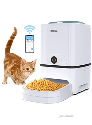 SEISSO Smart Pet Feeder with WiFi Automatic Cat Feeder Large Capacity Dog Food Dispenser WiFi Cellphone APP Program Feeding