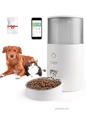 YOUMI Automatic Cat and Dog Feeder APP Control Timed with Dual Power Supply,Desiccant Bag for Dry Food Specially Designed 2.5L Capacity to Keep Cat Food Fresh and Weight Management