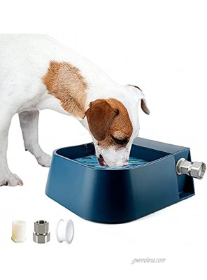 NAMSAN Pet Waterer Bowl Dish Automatic Fill Water Dish Automatic Water Feeder with Float Valve for Livestock Dogs Cats Chickens Ducks 2L Capacity