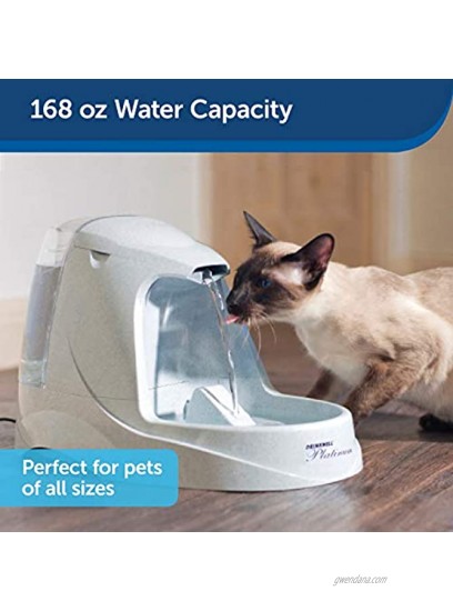 PetSafe Drinkwell Platinum Pet Fountains Best for Cats and Small to Medium Dogs Fresh Filtered Water Dispenser Filters Included 168 Oz Capacity