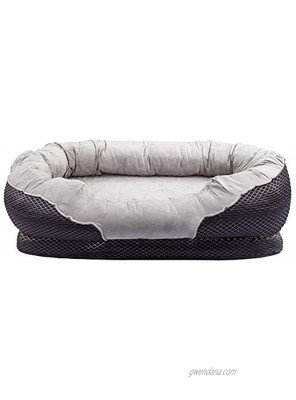 AsFrost Dog Bed Orthopedic Dog Beds with Removable Washable Cover Memory Foam Pet Bed for Dogs & Cats Nonslip Bottom Pet Beds for Sleep