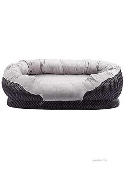 AsFrost Dog Bed Orthopedic Dog Beds with Removable Washable Cover Memory Foam Pet Bed for Dogs & Cats Nonslip Bottom Pet Beds for Sleep