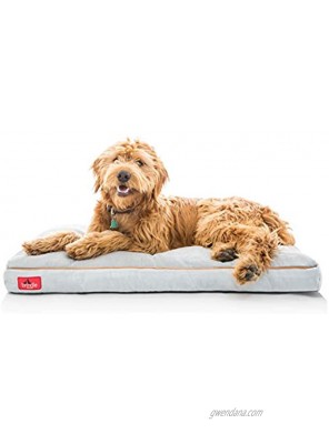 Brindle Shredded Memory Foam Dog Bed with Removable Washable Cover-Plush Orthopedic Pet Bed