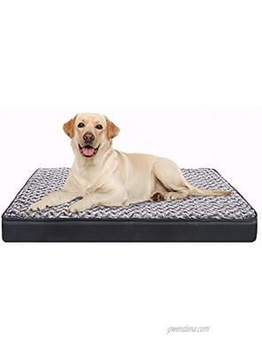 CLOUDZONE Orthopedic Dog Bed | Pet Bed Mattress with Removable Zipper Covers | Washable Dog Bed for Small Medium Large DogsXL XXL XXL|Dog Crate Bed with Lining and Non-Slip Bottom