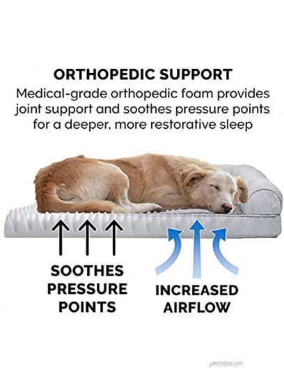 Furhaven Orthopedic Dog Beds for Small Medium and Large Dogs CertiPUR-US Certified Foam Dog Bed