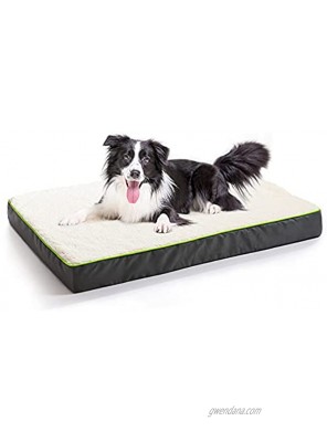 Hardy Buddy Oxford Egg Crate Foam Dog Bed for Small Medium Large Dogs Thick Pet Bed Waterproof Mattress with Removable Washable Cover Non-Slip Bottom