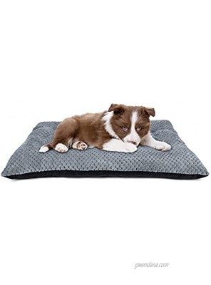 INVENHO Dog Bed Crate Pad Dog Beds for Small Medium Large Dogs Pet Bed Pad for Kennels Washable Ultra Soft Non-Slip Bottom Dog Mat Bed Cat Sleeping Beds Mattress Crate Beds Grey 23