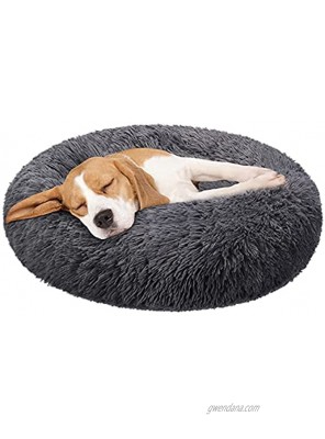 JWTPRO Dog Bed Dog Beds for Medium Dogs Small Outdoor Dog Beds Washable Dog Bed and Cat Bed Faux Fur Pet Bed Anti-Slip Dog Bed Cat Bed