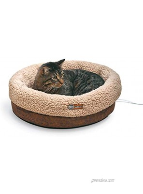 K&H Pet Products Thermo-Snuggle Cup Bomber Indoor Heated Cat Bed