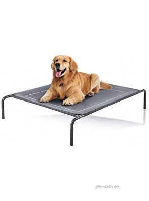 Love's cabin Outdoor Elevated Dog Bed 36 43 49in Cooling Pet Dog Beds for Extra Large Medium Small Dogs Portable Dog Cot for Camping or Beach Durable Summer Frame with Breathable Mesh