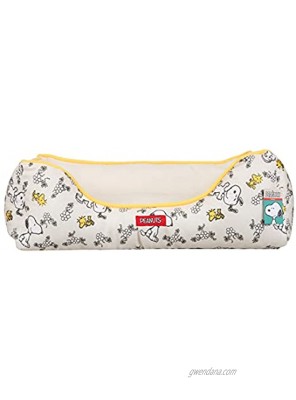 Peanuts Snoopy & Woodstock Cuddler Dog Bed Elevated Dog Bed Plush Washable Dog Bed for All Dogs 24" x 19" x 8" Cat Bed Dog Beds Dog Crate Bed Pet Bed Puppy Bed Bed for Dog Doggie Bed