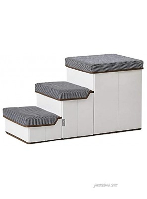 Roomnhome pet Storage Stepper Foldable Multi Tier pet Stairs with Size of 20''x11''x12.5''2T 27.5''x12''x15''3T can Hold up to 20lbs